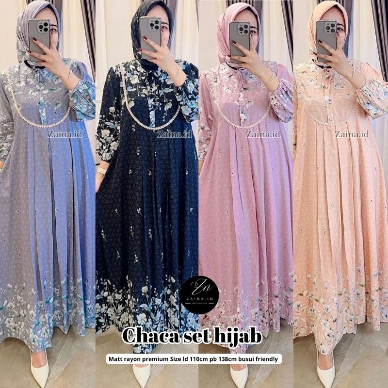 CHACA SET HIJAB BY ZAINA