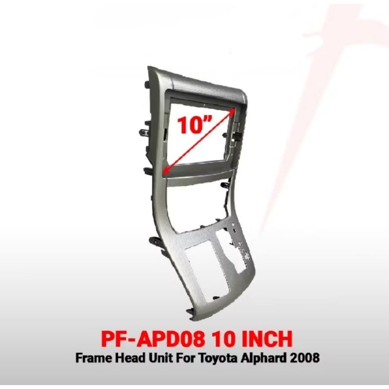 Frame Head Unit Toyota ALPHARD 10" 2008- 2014 Frame Head Unit Android 10 INCH Toyota  ALPHARD