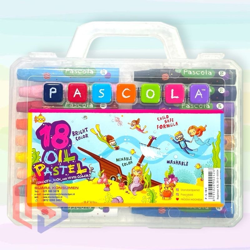 

Crayon Pascola 18 Warna Oil Pastel