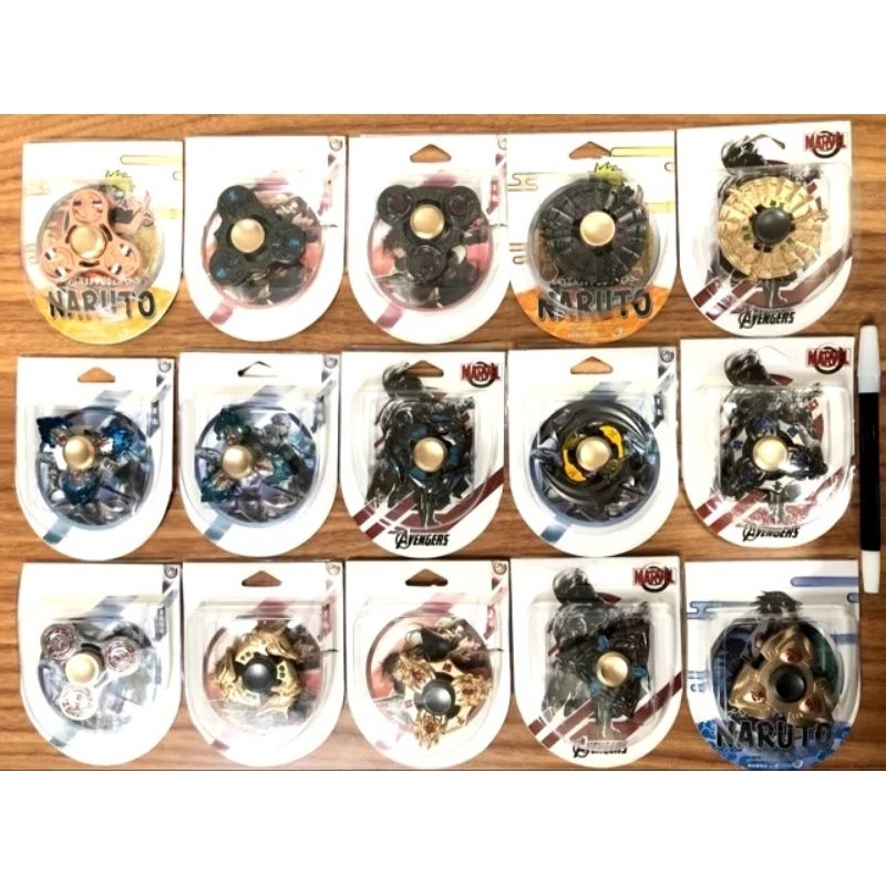 Fidget Spinner KARAKTER NARUTO (Besi) / Mainan Anak Anak Spinner Toys / Fidget Spinner Metal Hand Sp