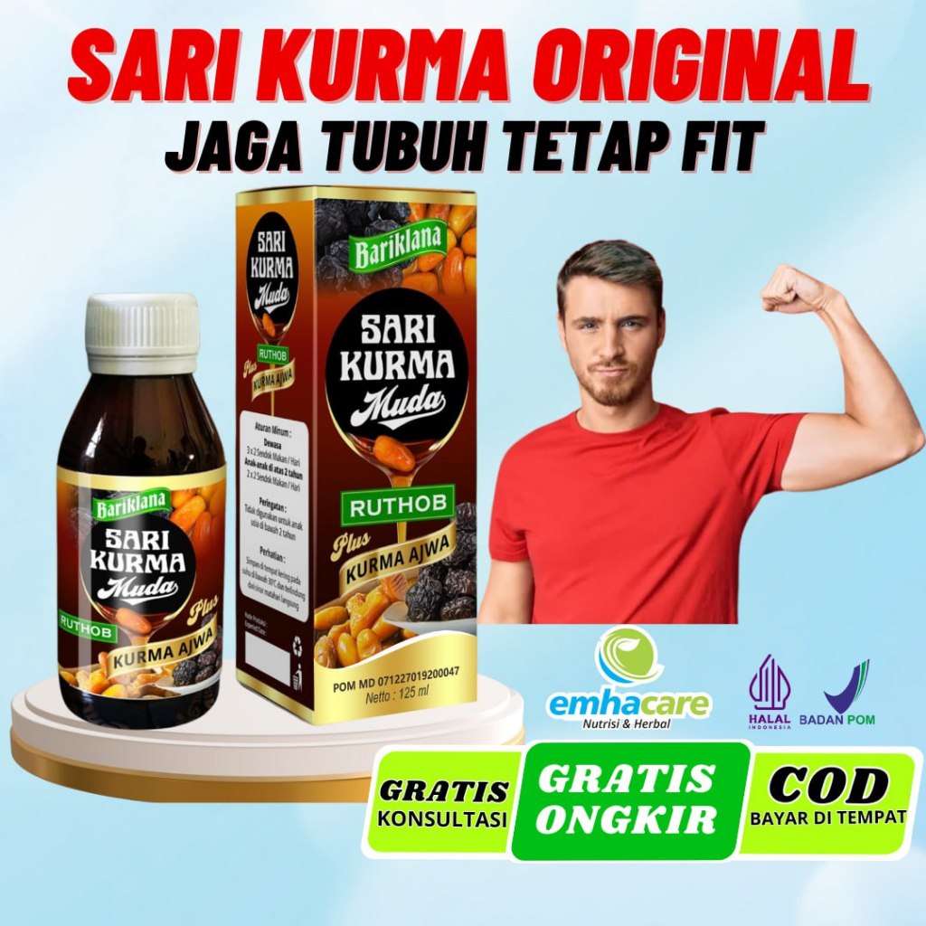 

[BISA COD] EMHACARE Sari Kurma Muda Ruthob Asli 100%