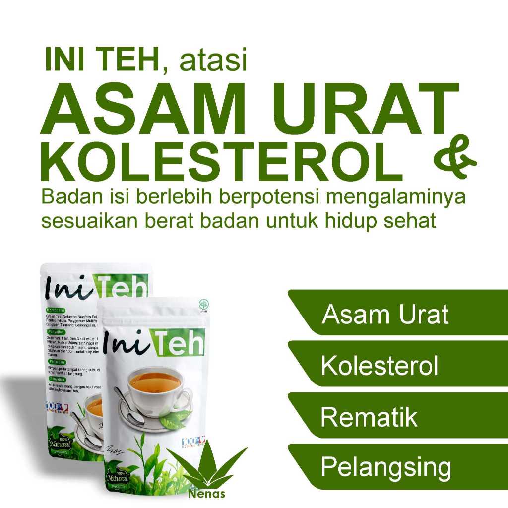 

BELI 3 GRATIS 1 Ini Teh isi 7 Teh Asam Urat Kolesterol Hipertensi Penurun BB Lemak Slimming