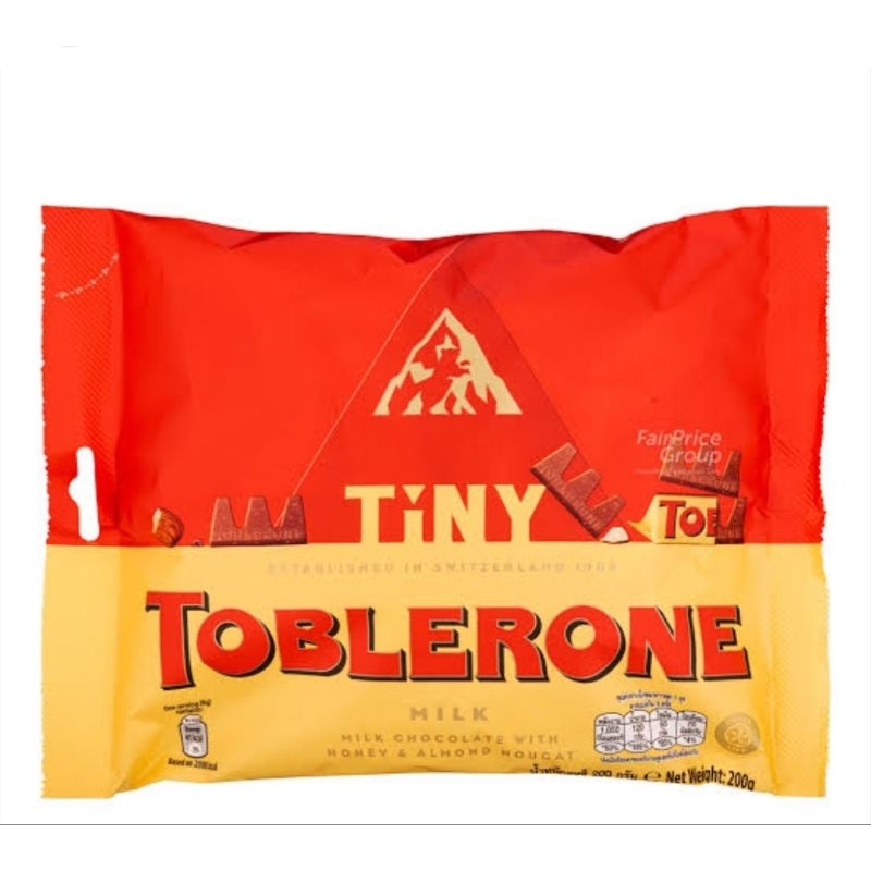 

TOBLERONE TINY CHOCOLATE SHARE BAG MALAYSIA COKELAT