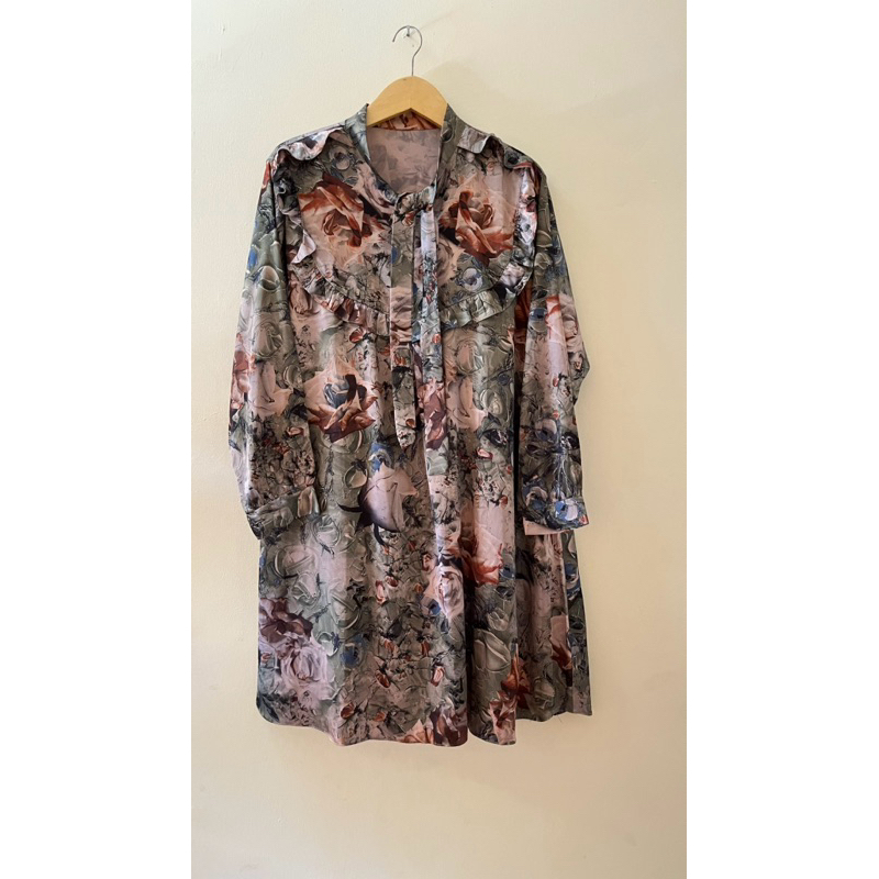 PL Baju wanita atasan motif/Baju Muslim/Baju tunik
