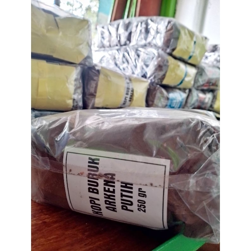 

Kopi bubuk arkena (putih) 100% kopi asli