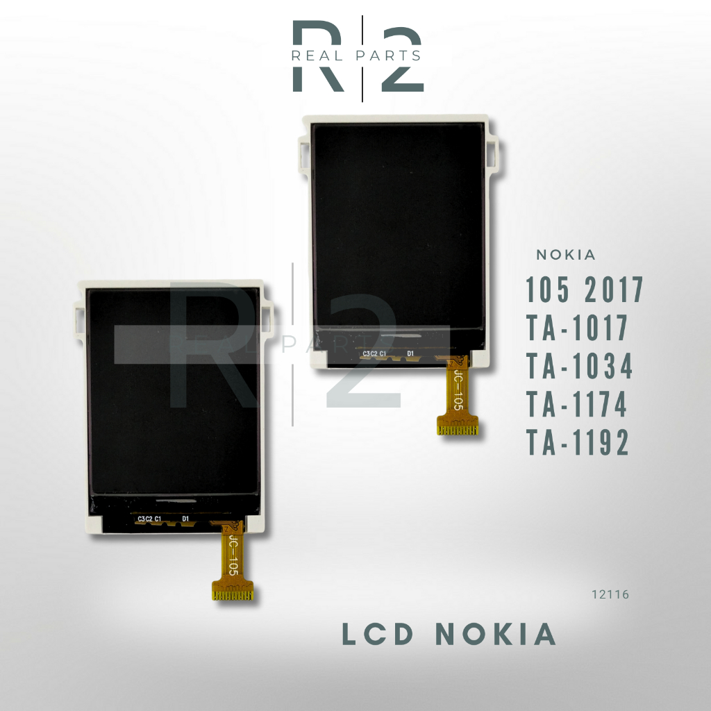 Dinaro24 Lcd Nokia 105 / N105 2017 / Ta-1034 / Ta-1017 / Ta-1192/ Ta-1174