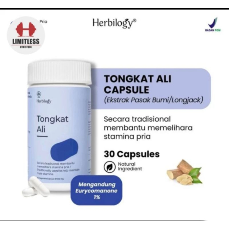Herbilogy Tongkat Ali 500mg 30 Kapsul BPOM