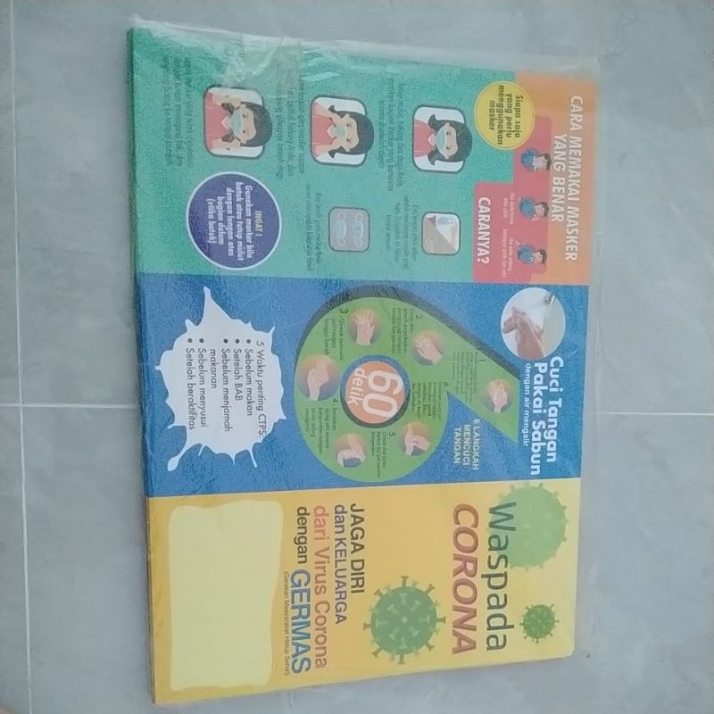leaflet dan flayer covid 19/coronavirus
