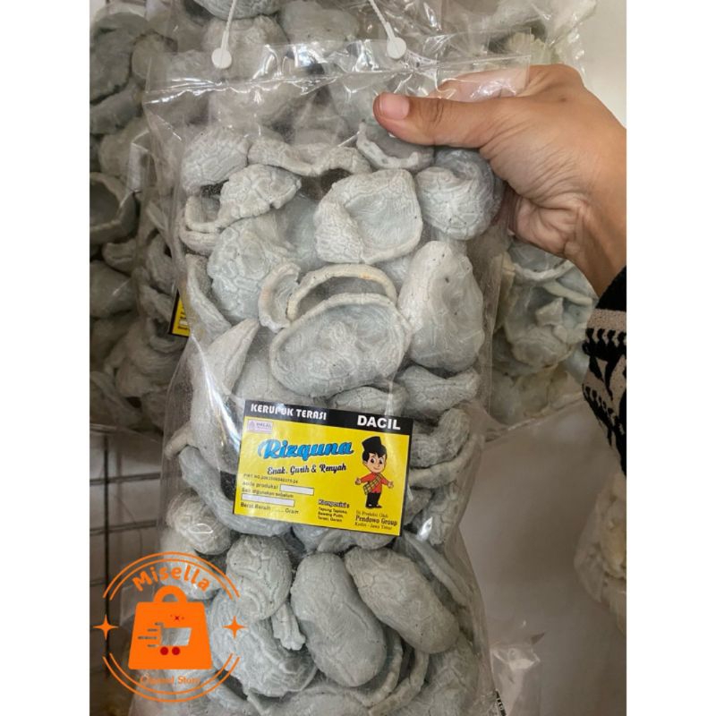 

Kerupuk Goreng Pasir Rasa Terasi Berat 115 Gram