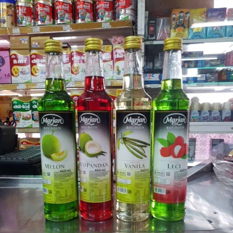 

Syrup Marjan Cocopandan | Melon | Vanila | Leci 460ml