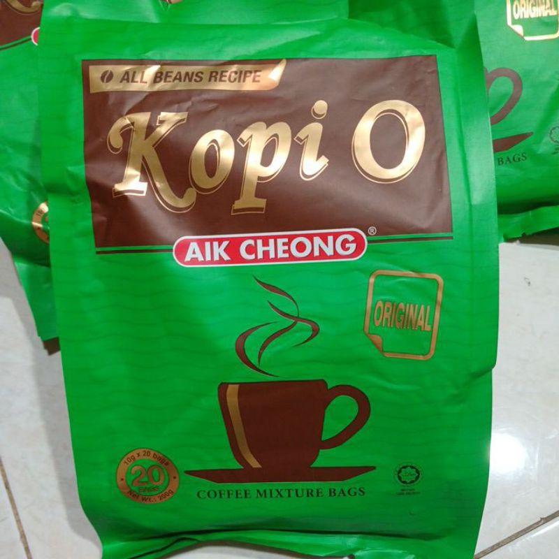 

RB Aik Cheong Kopi O Original Strong Creamer&Sugar Added Malay Coffee Mixture Bags
