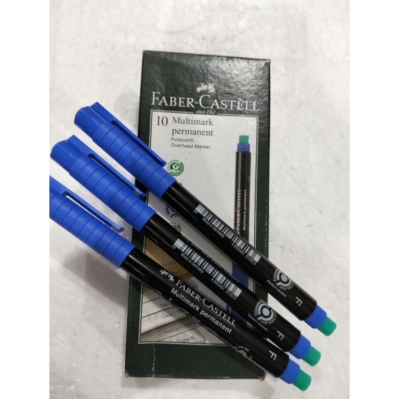 

PEN OHP BIRU MERK FABER CASTEL PEN OHP PEN PENANDA