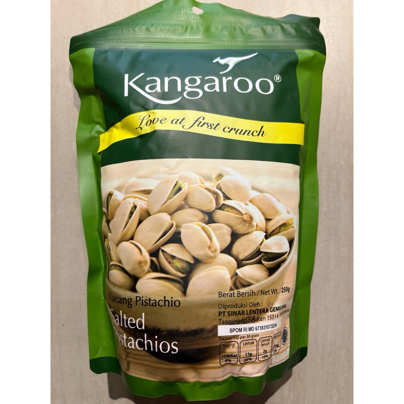 

KANGAROO SALTED PISTACHIOS 250GR