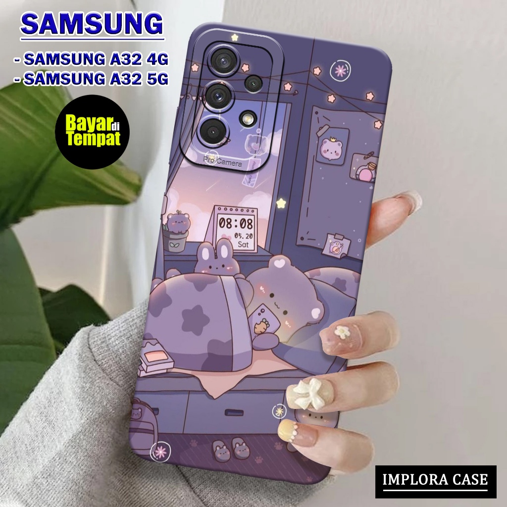 Case SAMSUNG A32 4G / A32 5G Motif KARTUN IMPLORA CASE Casing SAMSUNG GALAXY A32 4G / A32 5G Softcas