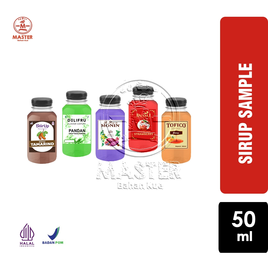 

Sirup Sample 50ml Aneka Rasa dan Merk Syrup [1 pcs]