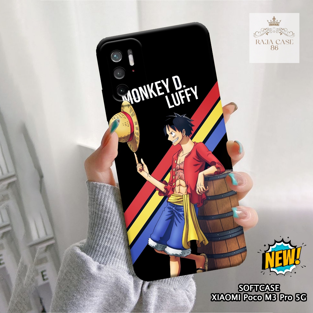 Softcase Xiaomi Poco M3 Pro 5G - Rajacase - Case Poco M3 Pro 5G - Motif Case Anime - Case Xiaomi Poc