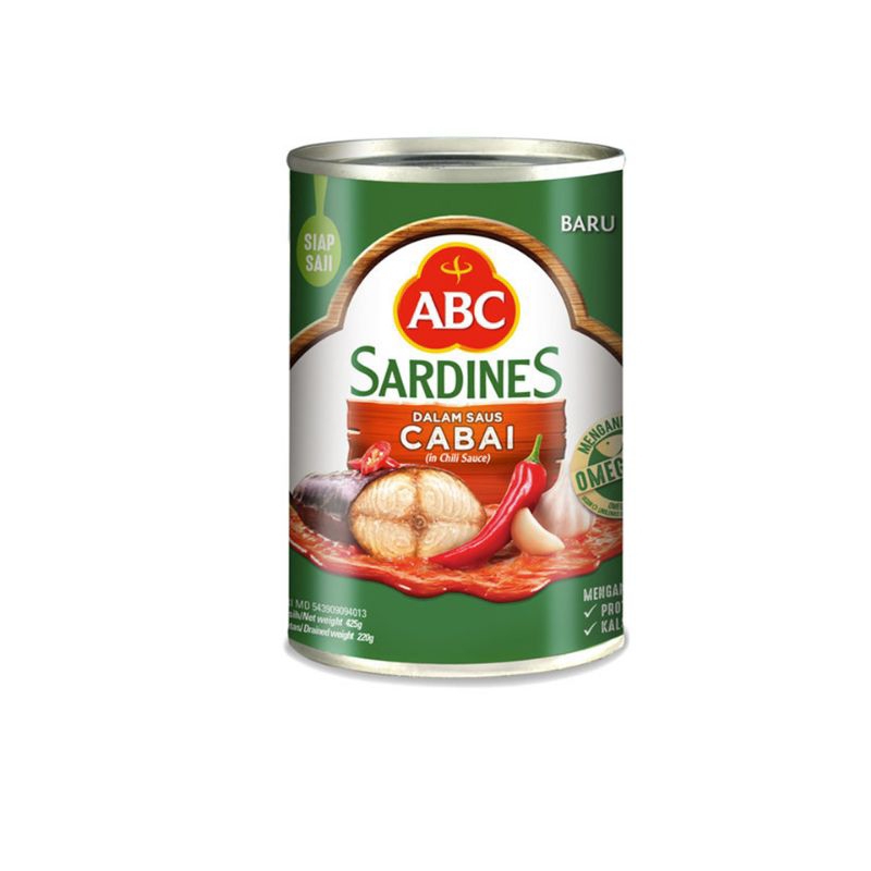 

ABC Sarden Saus Cabai 425gr