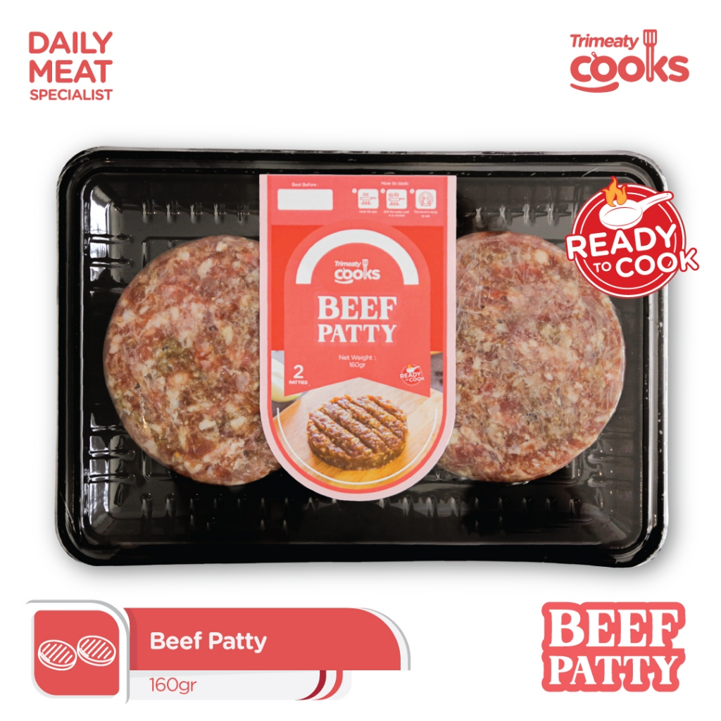 

Beef Patty / Daging Burger / Ready to Cook 160gr