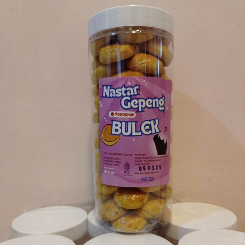 

Nastar Gepeng 650gram BULEK
