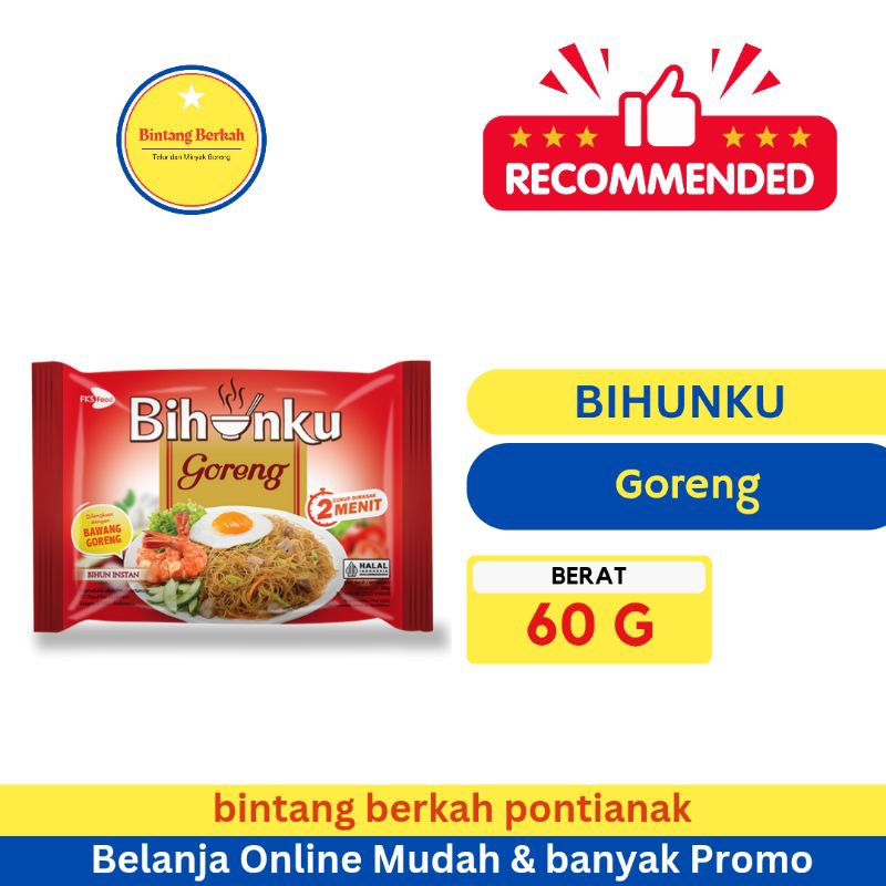 

Bihunku Bihun Goreng, Rasa Soto, Rasa Ayam Bawang