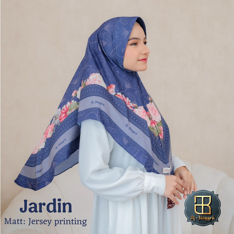 Hijab Bergo Motif Jilbab Instan Motif Jardin Terbaru Jarsey Premium Kerudung Al JAZEERA hijab
