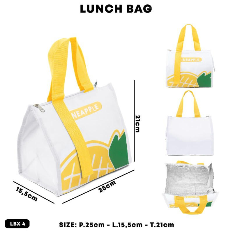 TAS BEKAL ANTI AIR - LUNCH BAG ALUMINIUM FOIL - TAS MAKAN THERMAL