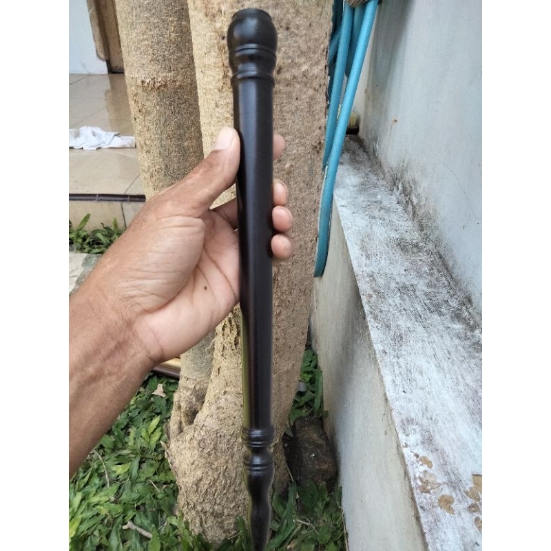 tongkat komando mini bahan kelor hitam 33 cm