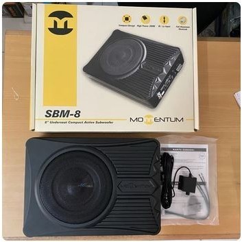 SUBWOOFER KOLONG AKTIF MOMENTUM SBM-8 8 INCH / SUBWOOFER JOK KOLONG MOMENTUM SBM 8 / SUBWOFER AKTIF 