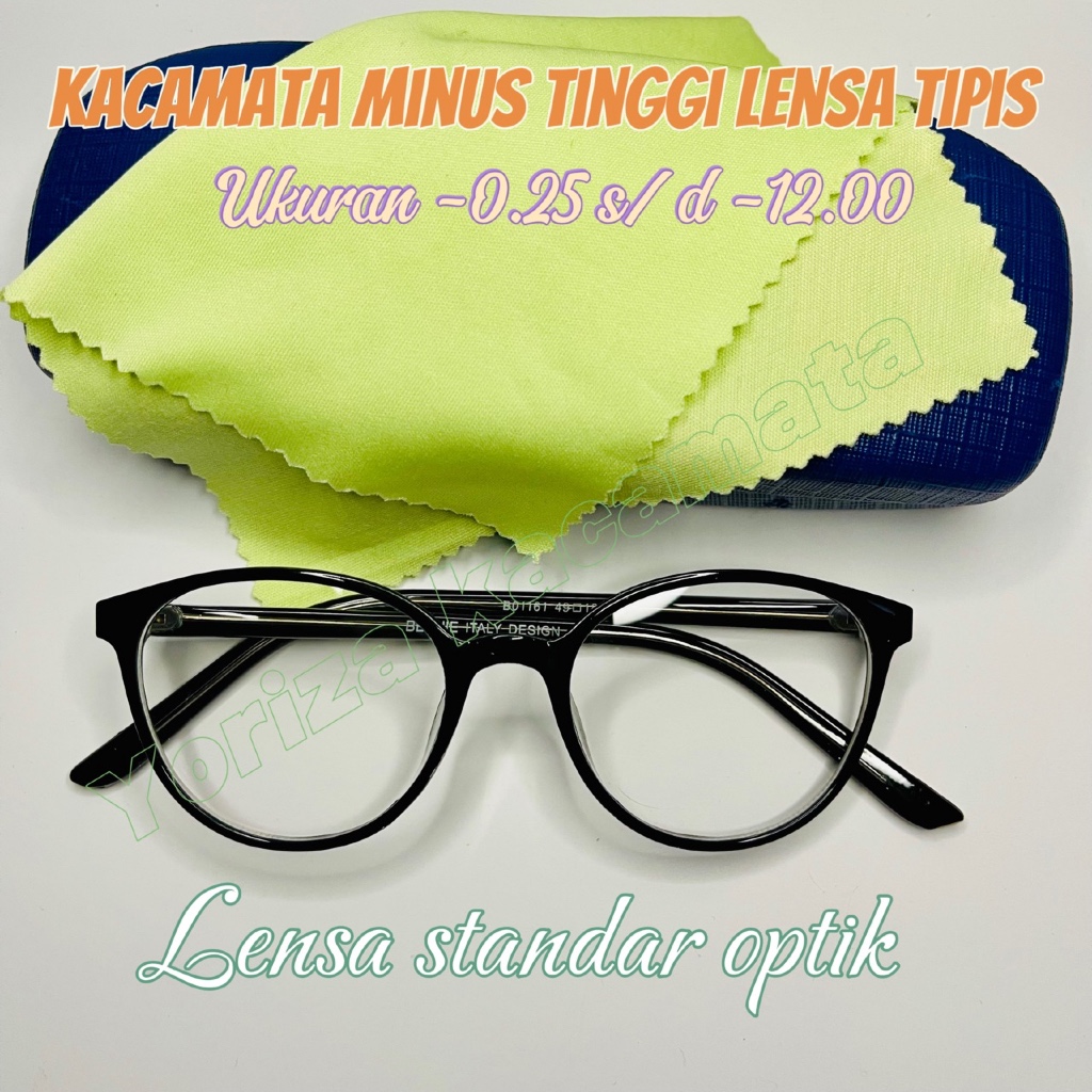 Kacamata Minus tinggi Pria Dan Wanita Kacamata Jarak Jauh Kacamata Minus Lensa Tipis.