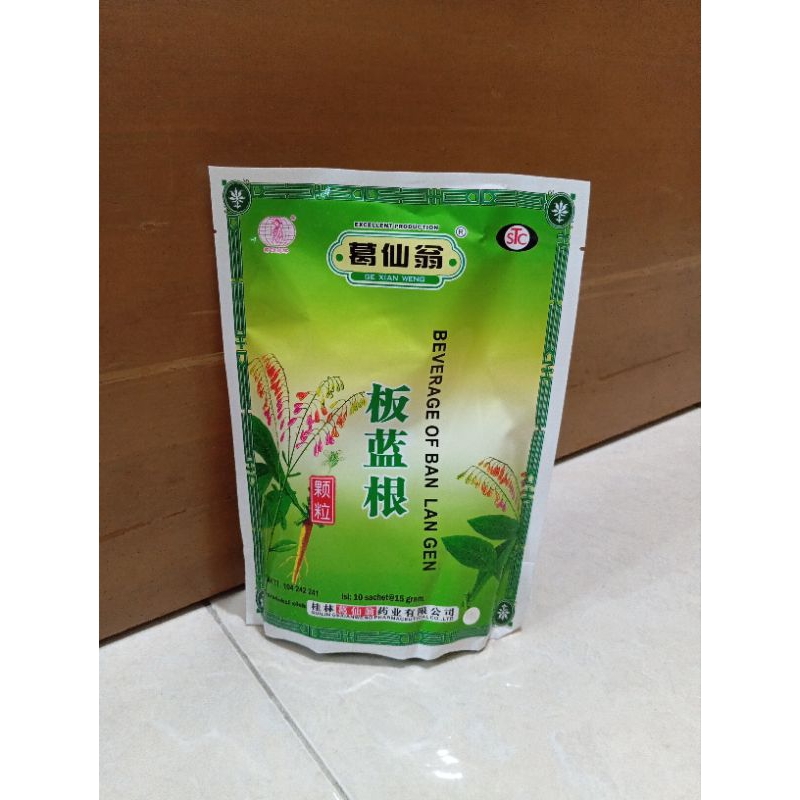 

Beverage Of Bsn Lan Gen (Ge Xian Weng) 10 Sachet @15gr Exp. 17.03.2026