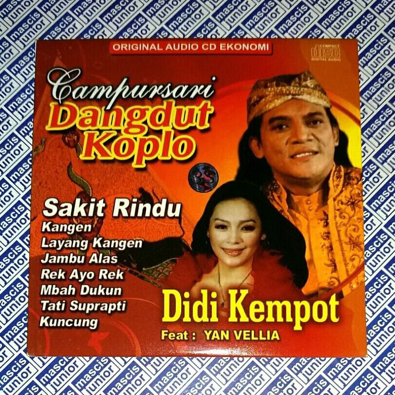 CD Didi Kempot - Campursari Dangdut Koplo ft. Yan Vellia . CD Original