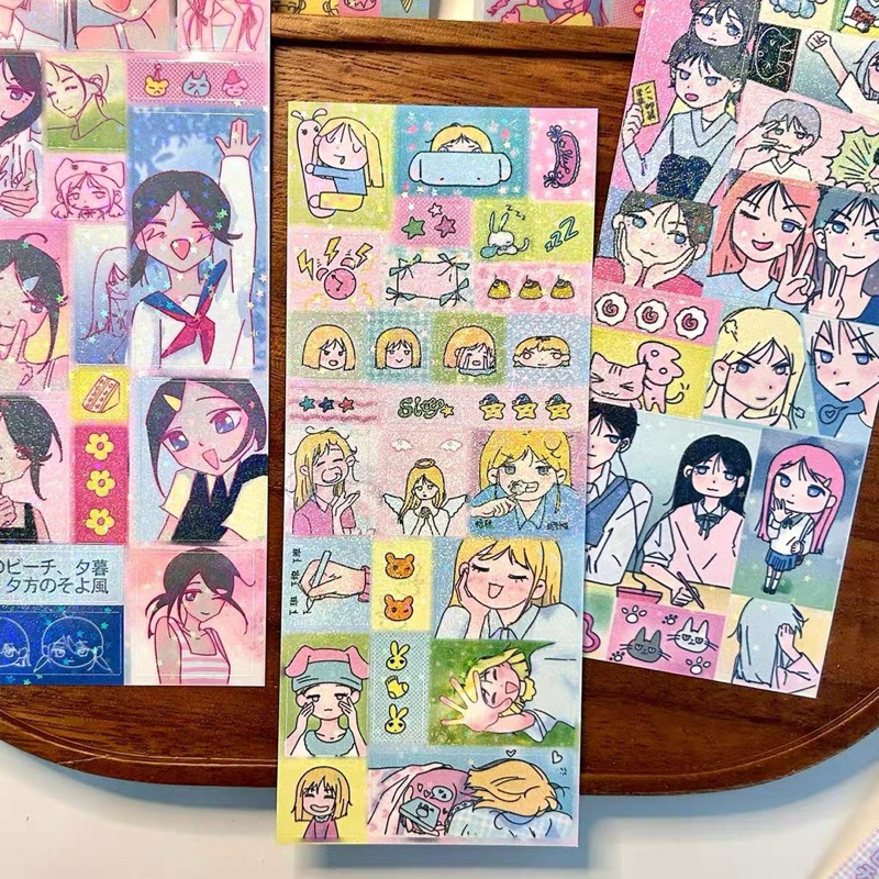 

sticker deco wk holo star anime japan vibes readystock B2354