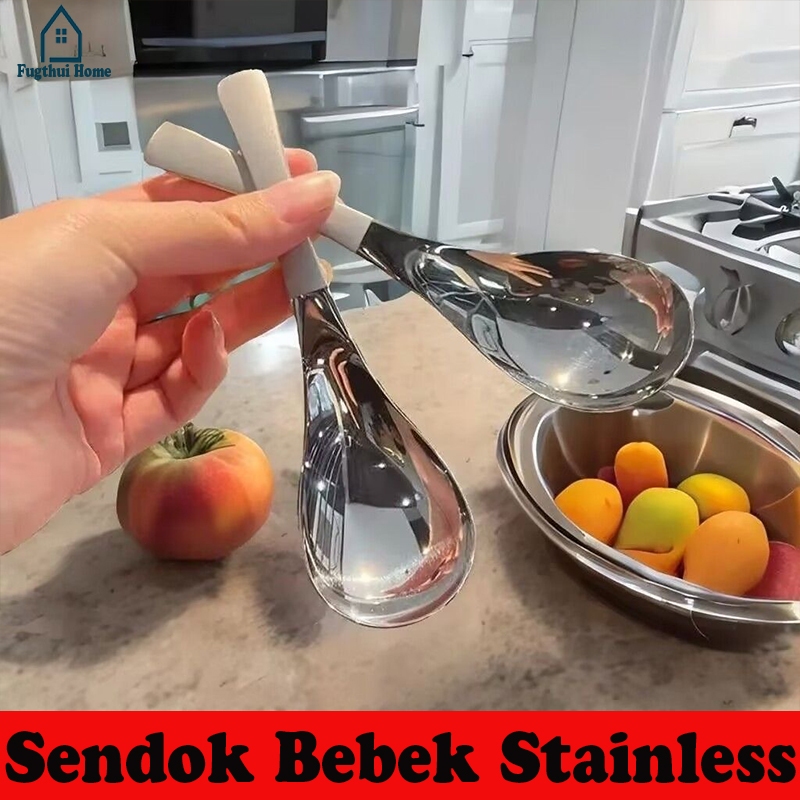 Sendok bebek stainless sendok stainless/Sendok Bebek Korea/sendok makan /sendok bebek/sendok emas Fu
