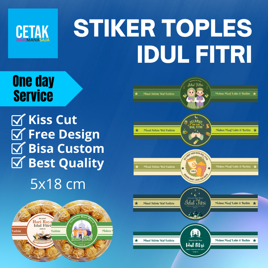 

Sticker Toples lebaran - stiker toples idul fitri - stiker toples kue lebaran - Hampers Lebaran