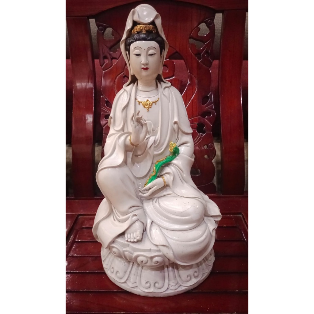 Rupang Patung Dewi Kuan Im Kwan Im Guan Yin - 18 inch - Keramik