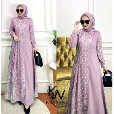 Gamis Jumbo Terbaru Elegan Maxmara Printing Up To Ld 140