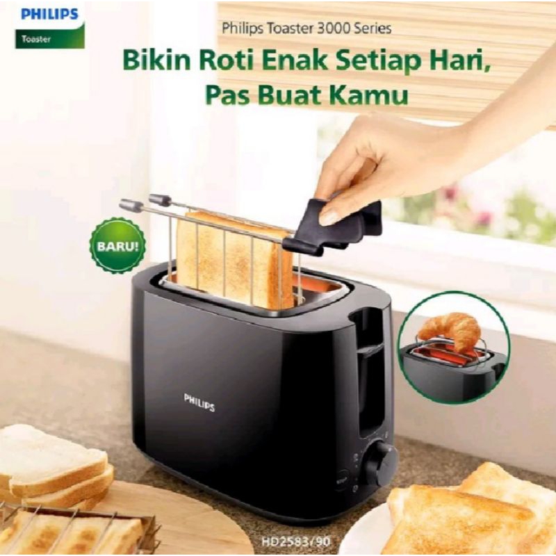 Philips Toaster HD2583/90 dan Gaboor Pemanggang Roti Bakar Sandwich (New dan Original)