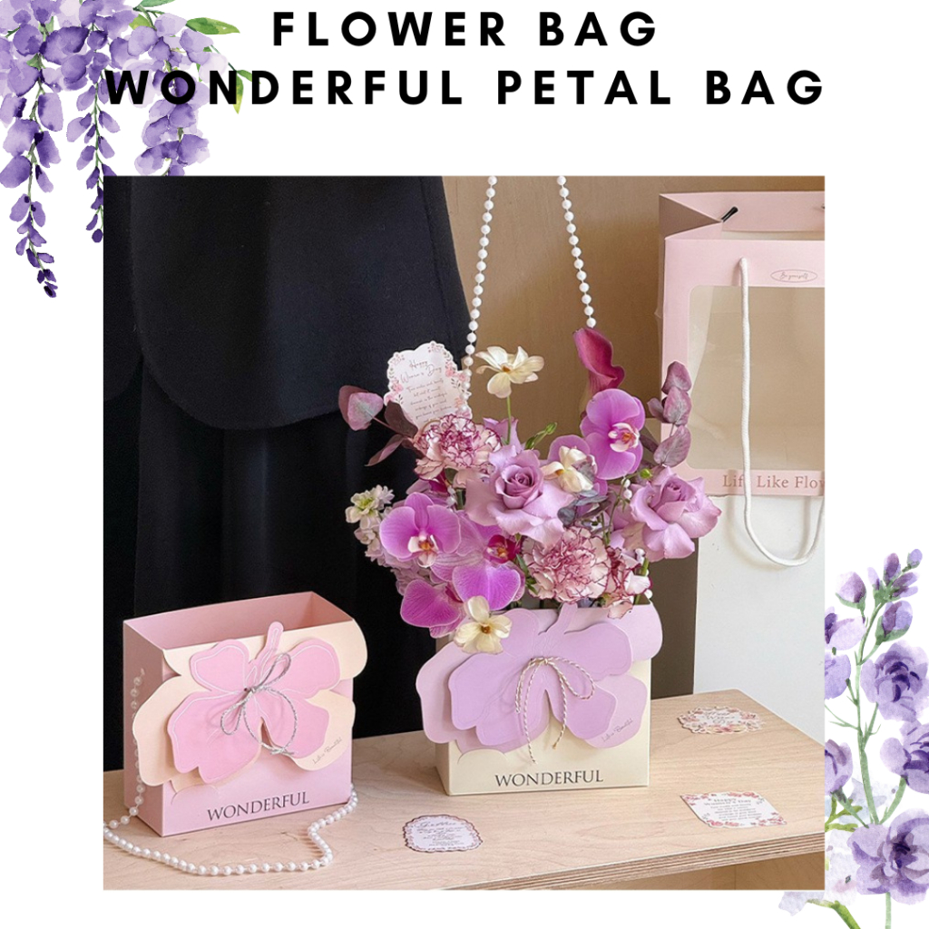 

Flower Bag Wonderful Petal / Tas Buket Bunga Wonderful Petal