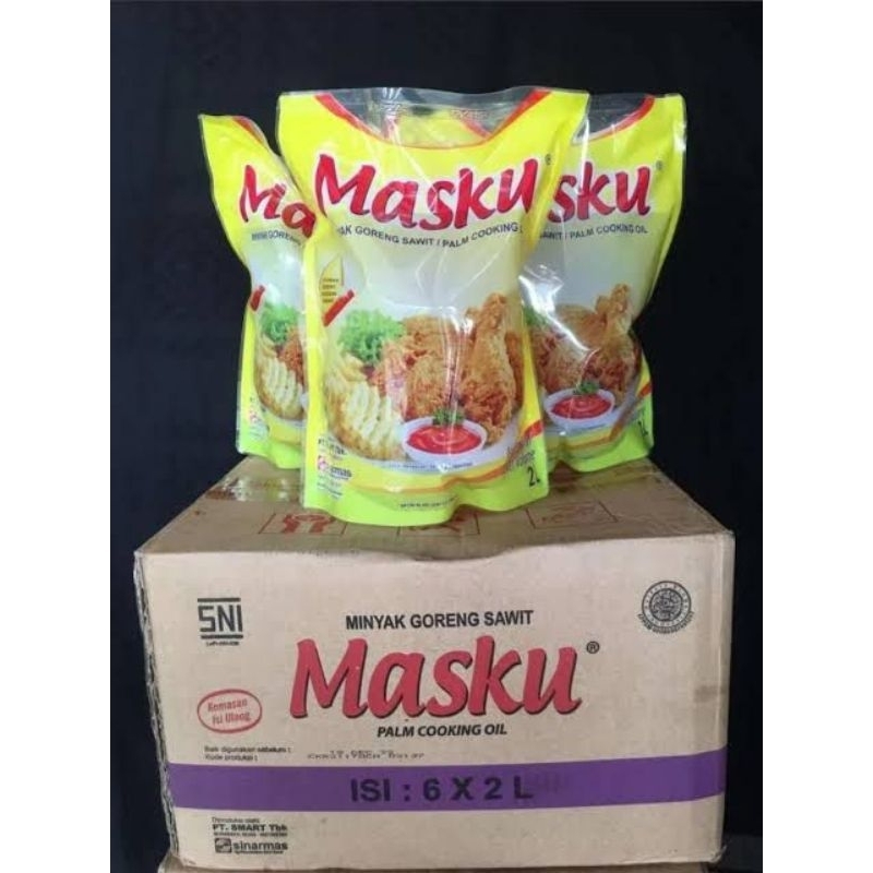 

minyak goreng masku kemasan 2L refill