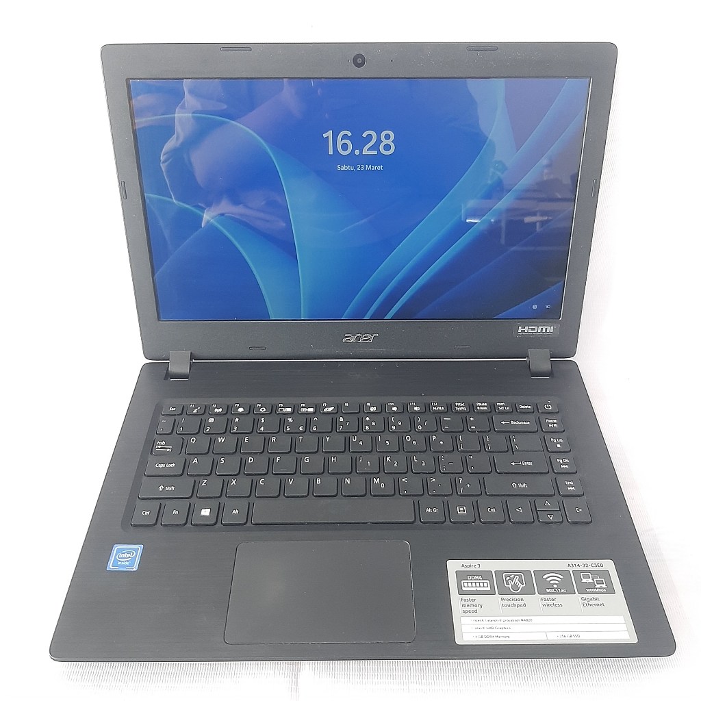 ACER A314-32 INTEL N4020 RAM 4GB SSD 256GB