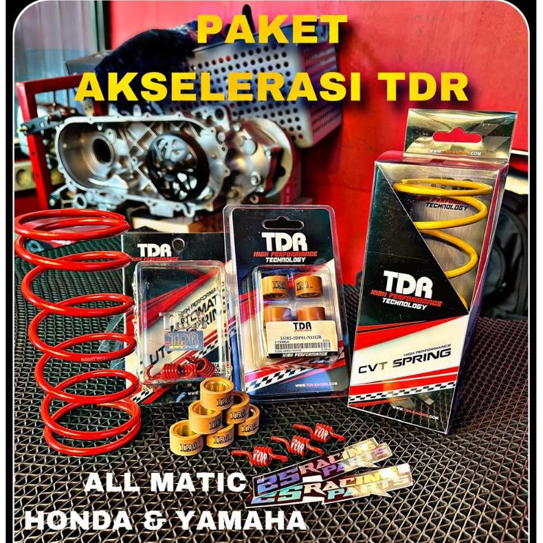 PAKET AKSELERASI TDR UPGRADE BEAT VARIO NMAX paket upgrade vario 125 beat fi nmax aerox lexi mio mo 