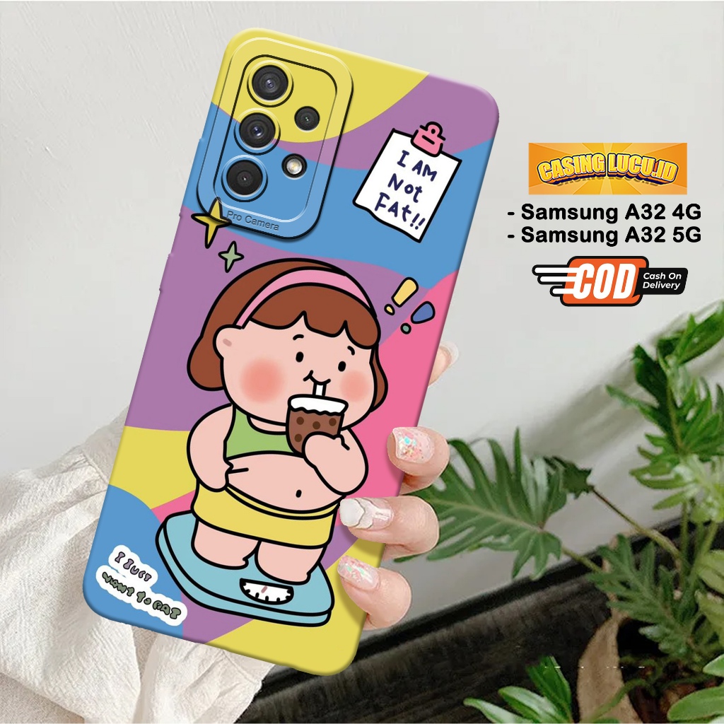 Case Samsung A32 4G / A32 5G - Fashion Case Kartun - Casing Hp Samsung A32 4G / A32 5G - Softcase Hp