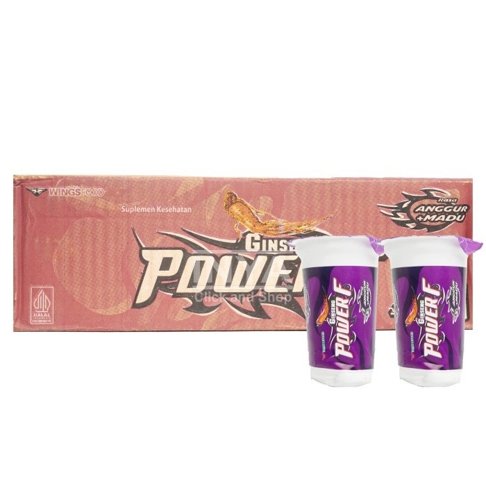 

Ginseng Power-F Rasa Anggur Madu Minuman [24x180 mL