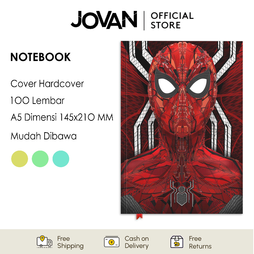 

Notebook Hardcover Custom Spider-Man 11 Buku Tulis Catatan Note Agenda Planner Jurnal Diary Notebook Anime