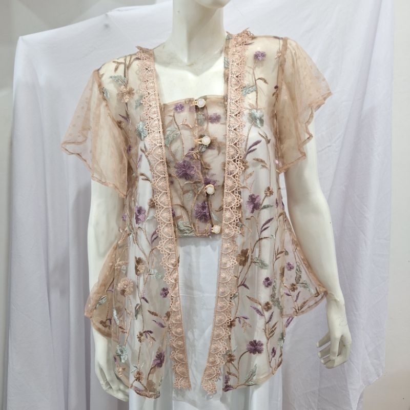 Kebaya Kutu Baru Modern - Atasan Kebaya dengan Model Kutu Baru - Warna Varian