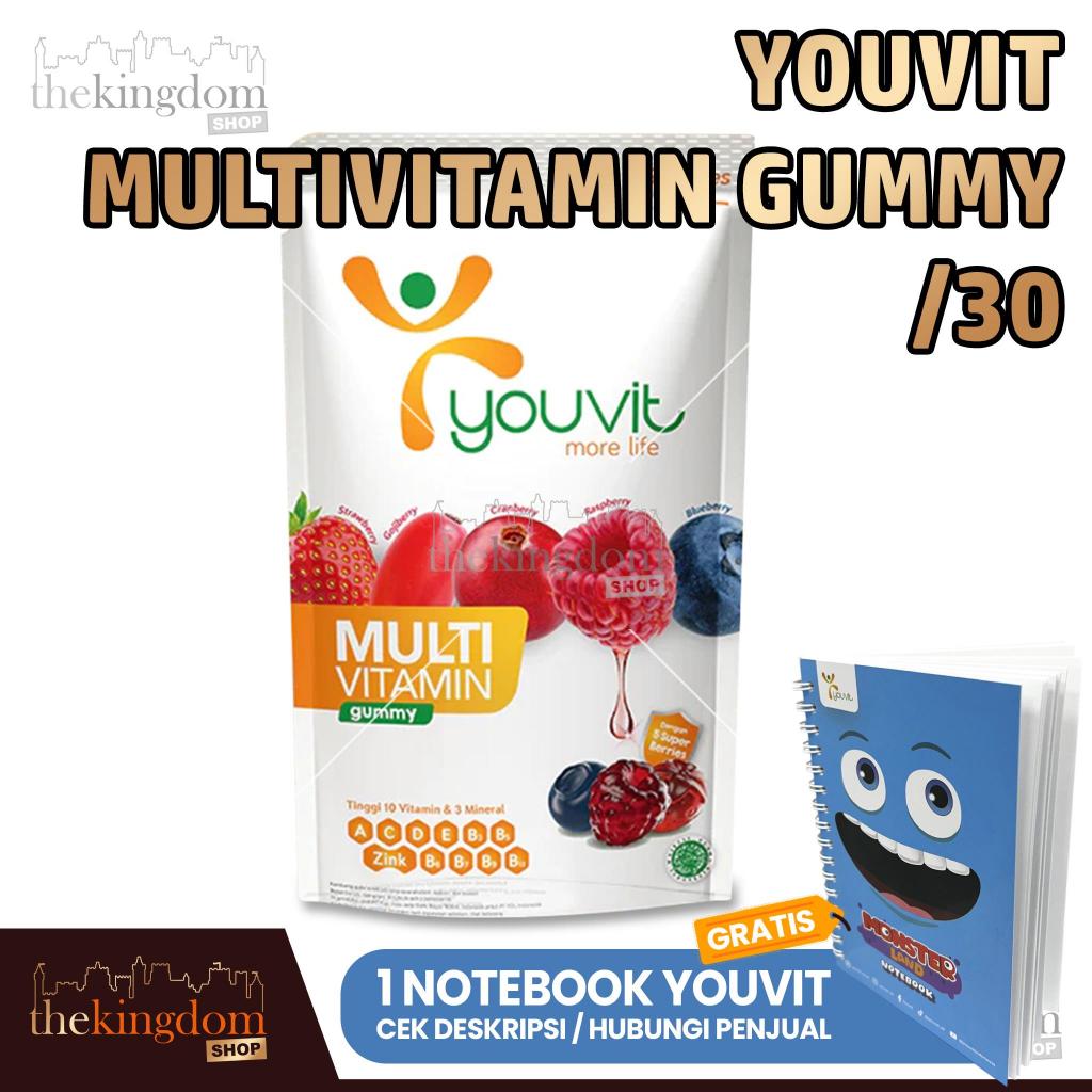 

Youvit Multivitamin Gummy 30 Days Day Hari Adult Vitamin Dewasa Imun Tubuh Superberries