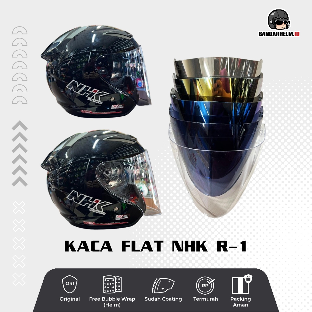 Visor Flat Helm NHK R-1 (OSBE)