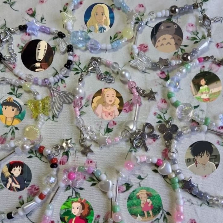 studio ghibli bracelet | beads bracelet