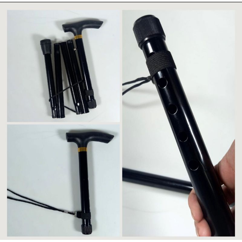 Trekingpole Lipat Tongkat Hiking Gunung Ultralight / Tongkat Orangtua