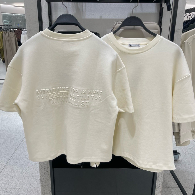 Sweatshirt T-shirt Embos ZARA MEN Jastip (jasa titip)